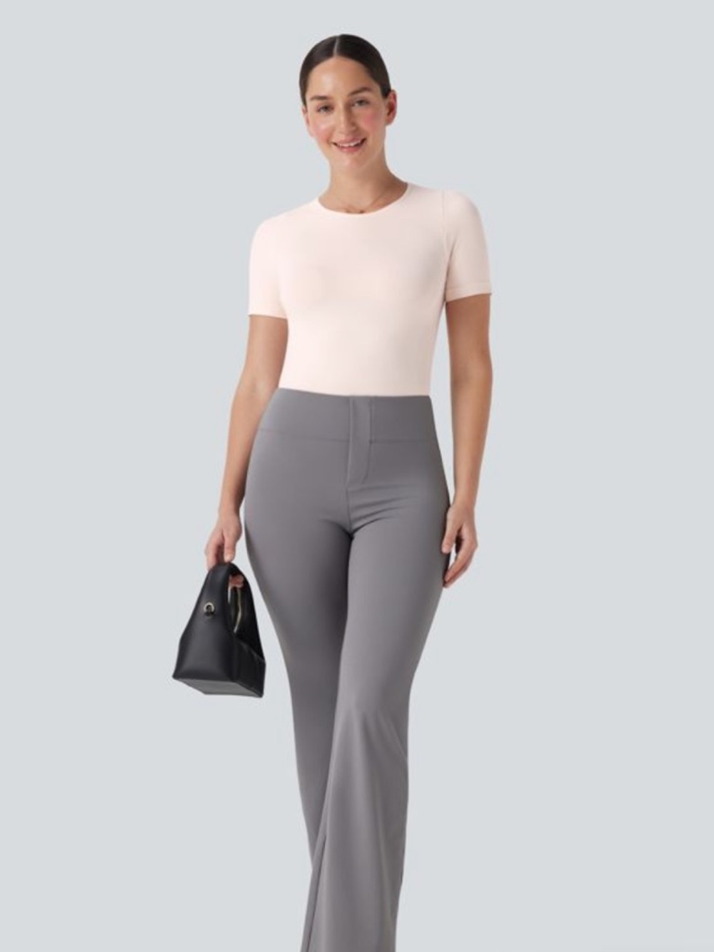 Halara OneForm Seamless Flow Smoothing Adjustable Leg Straps Work Bodysuit-NWT